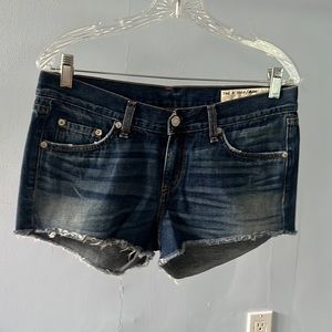 Rag & bone jean shorts size 26
